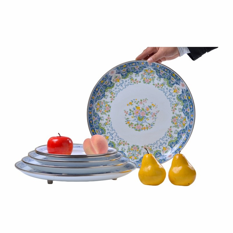 Enamel Rice Plate Set